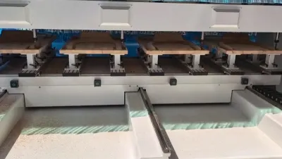 مركز تشغيل رقميCNC  بخمسة محاور وأربع طاولات عمل مستقلة - 1
