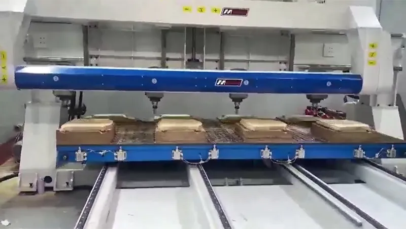 مركز تشغيل رقميCNC  بخمسة محاور وأربع طاولات عمل مستقلة - 2