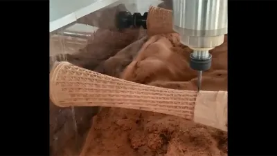 ماكينة النحت والنقش بتقنية 3D على الخشب
