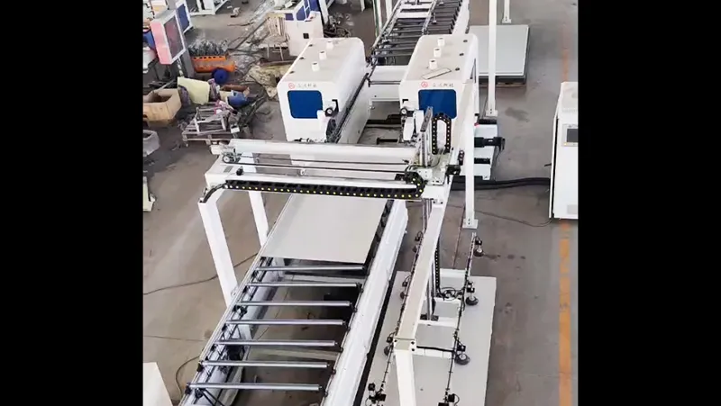 ماكينة تفريز حواف ألواح جدران خشب بنظام CNC (من جانبين) 1
