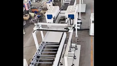 ماكينة تفريز حواف ألواح جدران خشب بنظام CNC (من جانبين) 1