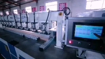 ماكينة CNC لحفر وتفريز عمود الباب الخشب 