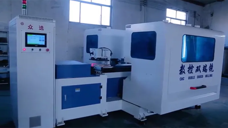 ماكينة CNC مزدوجة الأطراف لتفريز إطار الباب الخشب