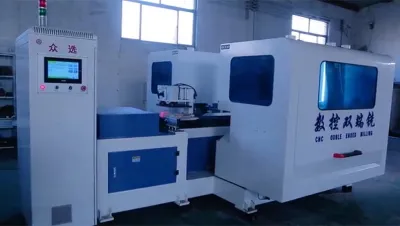 ماكينة CNC مزدوجة الأطراف لتفريز إطار الباب الخشب